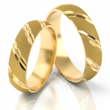 Obrączki ślubne AS14 (kolor złota: żółty)