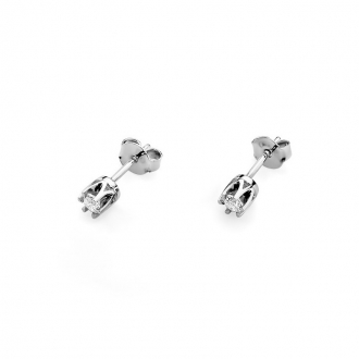 Kolczyki z białego złota z brylantami 0,16ct KOBD032/W