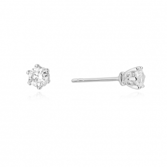 Złote kolczyki z brylantami 0,30ct KOBD068