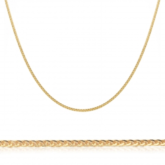 Złoty łańcuszek lisi ogon / spiga / kłos pr. 585 do zawieszek