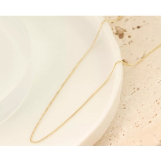 Złoty łańcuszek pancerka pr. 585 do zawieszek