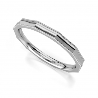 Obrączka złota F107