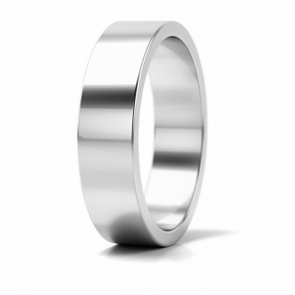 Obrączka z platyny płaska KRP/Pt/1