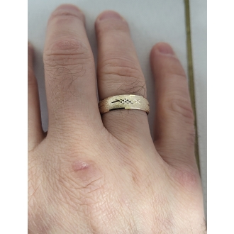 Obrączka ślubna AS16 6mm