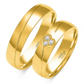 Obrączki ślubne BWG104
