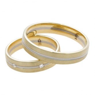 Obrączki ślubne złote LH08