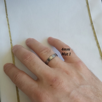 Obrączki ślubne z czarnego złota płaskie KRP/C