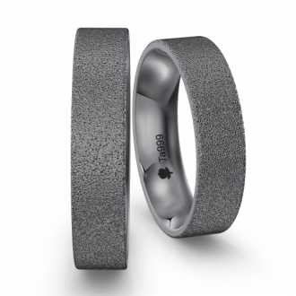 Obrączki z tantalu płaskie od 2,5mm do 8mm KRP/T/M4