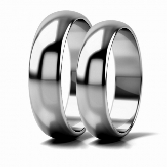 Obrączki z czarnego złota półokrągłe KRZ/C