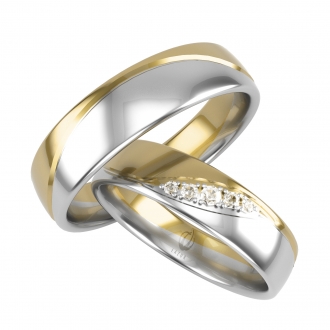 Obrączki ślubne złote LB94