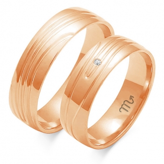 Obrączki ślubne złote OWG103