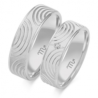 Obrączki ślubne złote OWG112