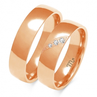 Obrączki ślubne złote OWG139