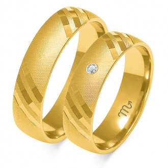 Obrączki ślubne złote OWG146