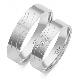 Obrączki ślubne złote OWG163