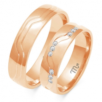 Obrączki ślubne złote OWG190