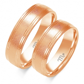 Obrączki ślubne złote OWG193