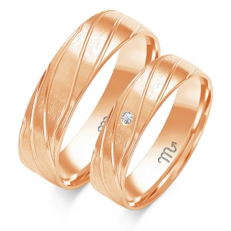 Obrączki ślubne złote OWG199