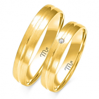 Obrączki ślubne złote OWG40