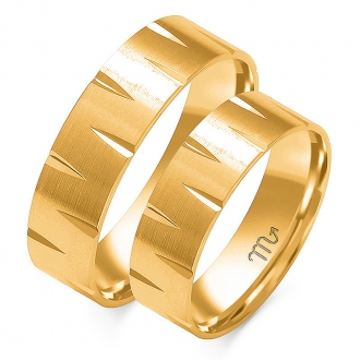 Obrączki ślubne złote OWG60