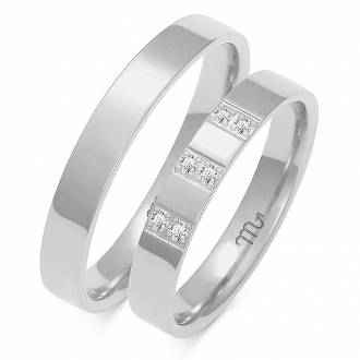 Obrączki ślubne złote OWG87