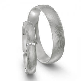 Obrączki ślubne z platyny półokrągłe od 3,5mm do 8mm PL022