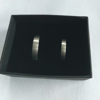 Obrączki tytanowe TSW300 (szer. 4mm i 5mm, wykończenia mat)
