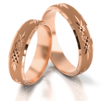 Obrączki ślubne AS16 (kolor złota: różowy)