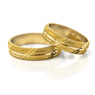 Obrączki ślubne AS51 (kolor złota: żółty)