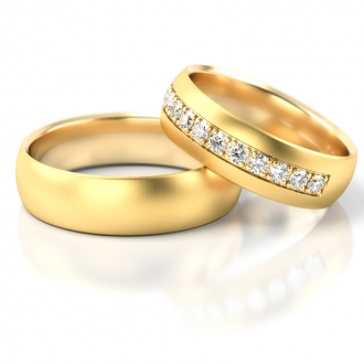 Obrączki ślubne AS71 (kolor złota: żółty)