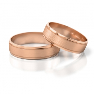Obrączki ślubne AS89 (kolor złota: różowy)