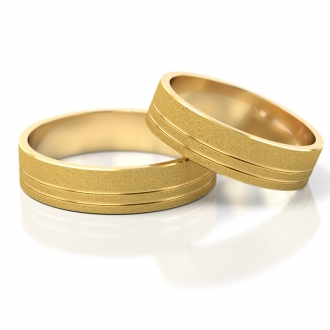 Obrączki ślubne AS127 (kolor złota: żółty)