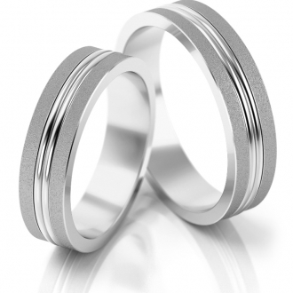 Obrączki ślubne AS148 (kolor złota: biały)