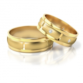 Obrączki ślubne AS173 (kolor złota: żółty)