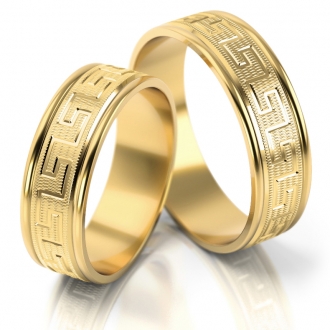 Obrączki ślubne AS201 (kolor złota: żółty)