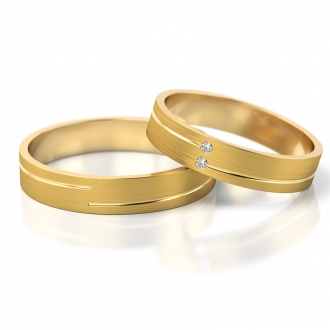 Obrączki ślubne AS210 (kolor złota: żółty)