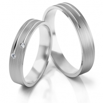 Obrączki ślubne AS223 (kolor złota: biały)