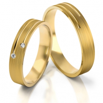 Obrączki ślubne AS223 (kolor złota: żółty)