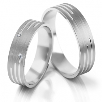 Obrączki ślubne AS225 (kolor złota: biały)