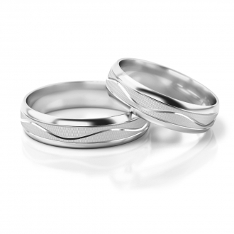 Obrączki ślubne AS234 (kolor złota: biały)