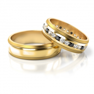 Obrączki ślubne AS239 (kolor złota: żółty)