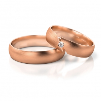 Obrączki ślubne AS262 (kolor złota: różowy)