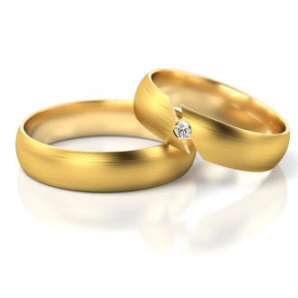 Obrączki ślubne AS262 (kolor złota: żółty)