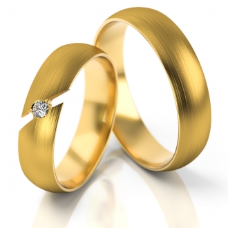 Obrączki ślubne AS262 (kolor złota: żółty)