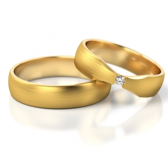 Obrączki ślubne AS263 (kolor złota: żółty)