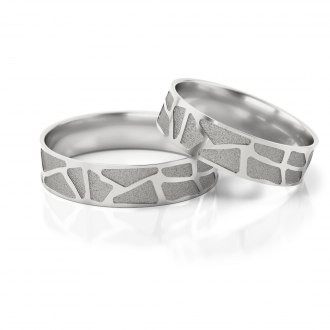 Obrączki ślubne AS271 (kolor złota: biały)