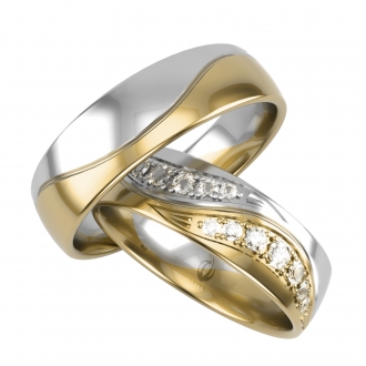 Obrączki ślubne złote LB70