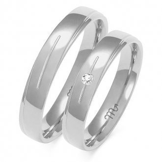 Obrączki srebrne SR45