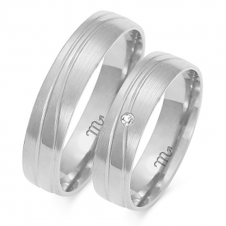 Obrączki srebrne SR46