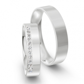 Obrączki srebrne SR55 (szer. 5mm)